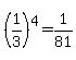 %281%2F3%29%5E4+=+1%2F81