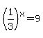 %281%2F3%29%5Ex=9