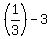 %281%2F3%29-3