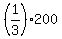 %281%2F3%29200