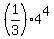 %281%2F3%294%5E4