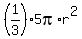 %281%2F3%295pi%2Ar%5E2