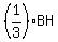 %281%2F3%29BH
