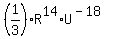 %281%2F3%29R%5E14%2AU%5E%28-18%29