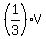 %281%2F3%29V