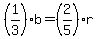 %281%2F3%29b=%282%2F5%29r