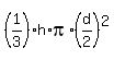%281%2F3%29h%2Api%2A%28d%2F2%29%5E2