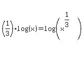 %281%2F3%29log%28%28x%29%29+=+log%28%28x%5E%281%2F3%29%29%29
