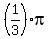 %281%2F3%29pi
