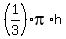 %281%2F3%29pi%2Ah