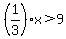 %281%2F3%29x%3E9