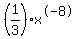 %281%2F3%29x%5E-8