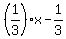 %281%2F3%29x-1%2F3