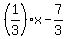 %281%2F3%29x-7%2F3