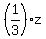 %281%2F3%29z