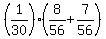 %281%2F30%29%2A%288%2F56%2B7%2F56%29