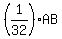 %281%2F32%29AB