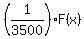 %281%2F3500%29F%28x%29