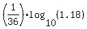%281%2F36%29%2Alog%2810%2C%281.18%29%29