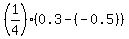 %281%2F4%29%280.3-%28-0.5%29%29