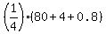 %281%2F4%29%2880%2B4%2B0.8%29