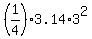 %281%2F4%29%2A3.14%2A3%5E2