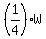 %281%2F4%29%2AW