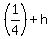 %281%2F4%29%2Bh