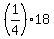 %281%2F4%2918