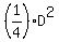 %281%2F4%29D%5E2