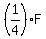 %281%2F4%29F