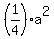 %281%2F4%29a%5E2