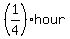 %281%2F4%29hour