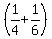 %281%2F4%2B1%2F6%29