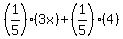 %281%2F5%29%283x%29+%2B+%281%2F5%29%284%29
