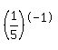 %281%2F5%29%5E-1