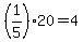 %281%2F5%2920=4