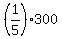 %281%2F5%29300