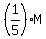 %281%2F5%29M