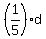 %281%2F5%29d