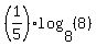 %281%2F5%29log%288%2C%288%29%29