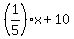 %281%2F5%29x%2B10