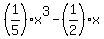 %281%2F5%29x%5E3-%281%2F2%29x
