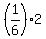 %281%2F6%29%2A2
