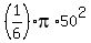 %281%2F6%29%2Api%2A50%5E2