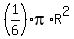 %281%2F6%29%2Api%2AR%5E2