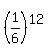 %281%2F6%29%5E12