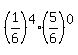 %281%2F6%29%5E4%285%2F6%29%5E0