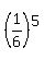 %281%2F6%29%5E5