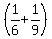 %281%2F6%2B1%2F9%29